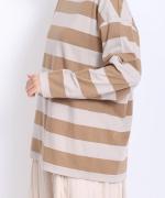 トロワ天竺 ワイドボーダー　バスクT